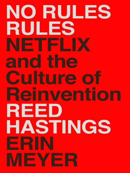 Title details for No Rules Rules by Reed Hastings - Wait list